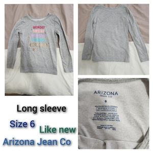 3 Pair Bundle: Size 6 Long Sleeve Shirt